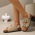 Retro Roman Sandals With A Back Buckle